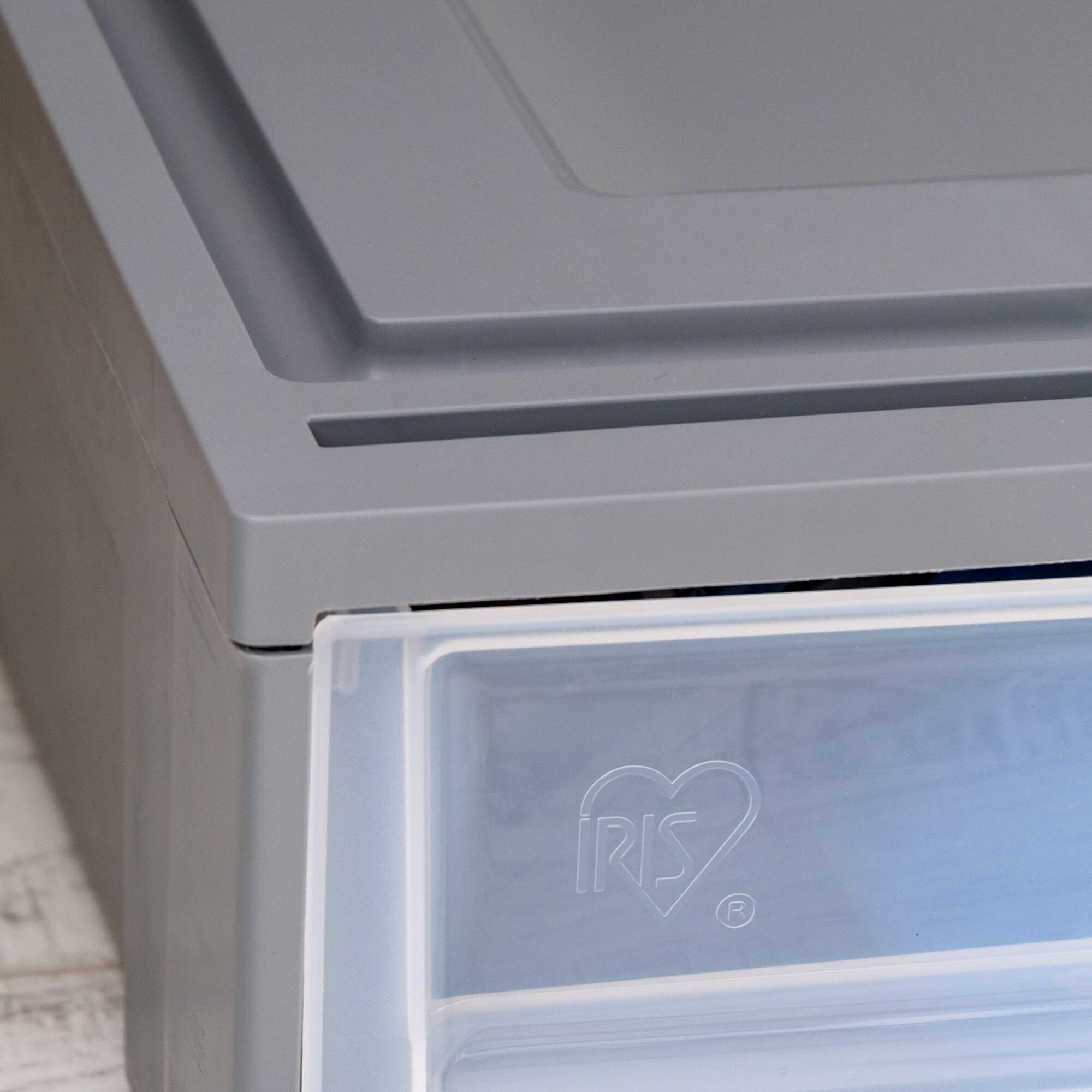 IRIS® 27.5qt. Gray & Clear Underbed Storage Drawer